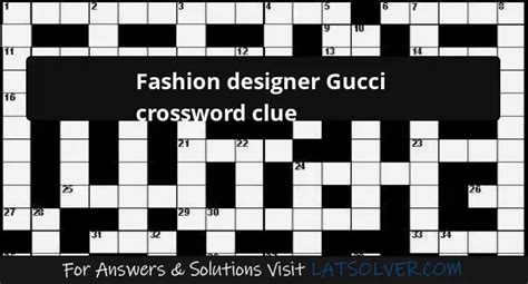 designer gucci clue.